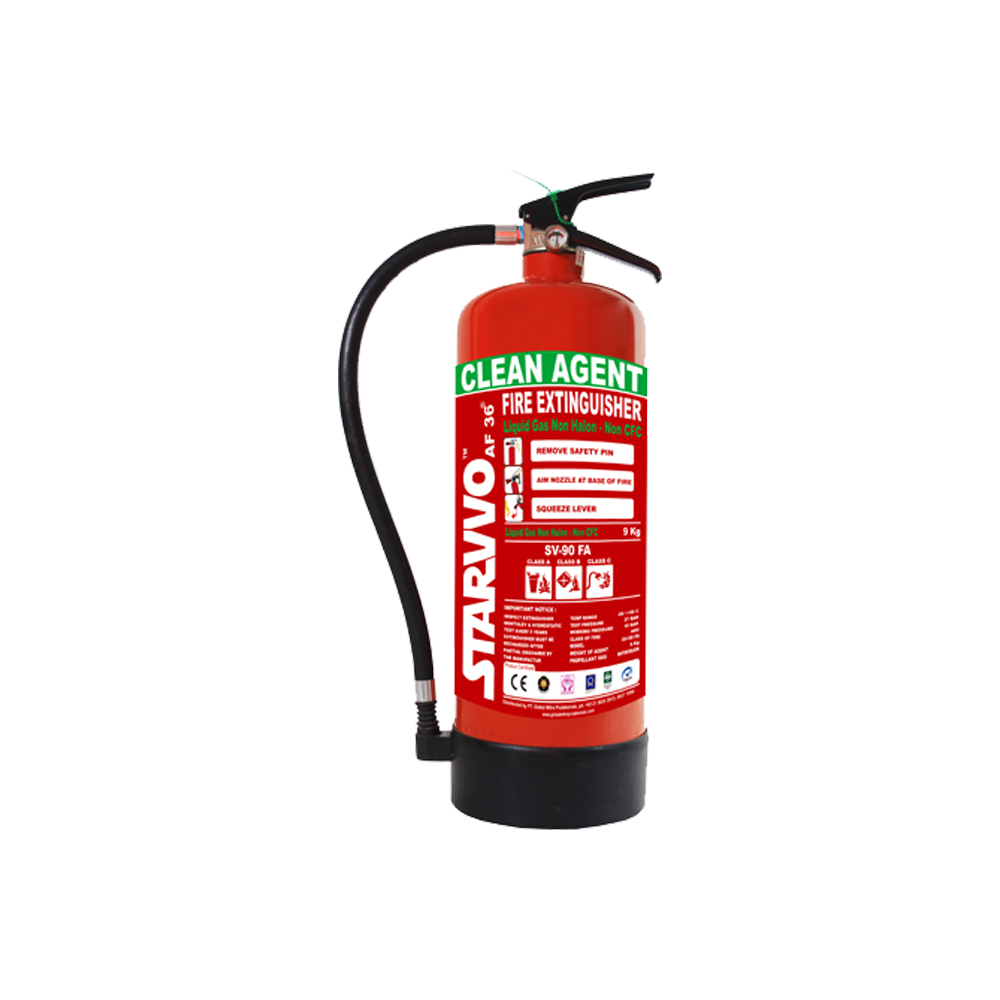 STARVVO AF-36 Clean Agent Fire Extinguisher 9 Kg